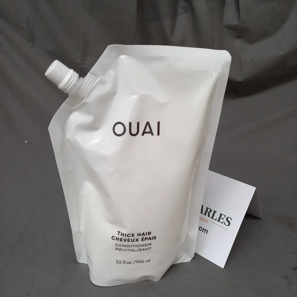 OUAI THICK HAIR CONDITIONER REFILL 946ML - COLLECTION ONLY