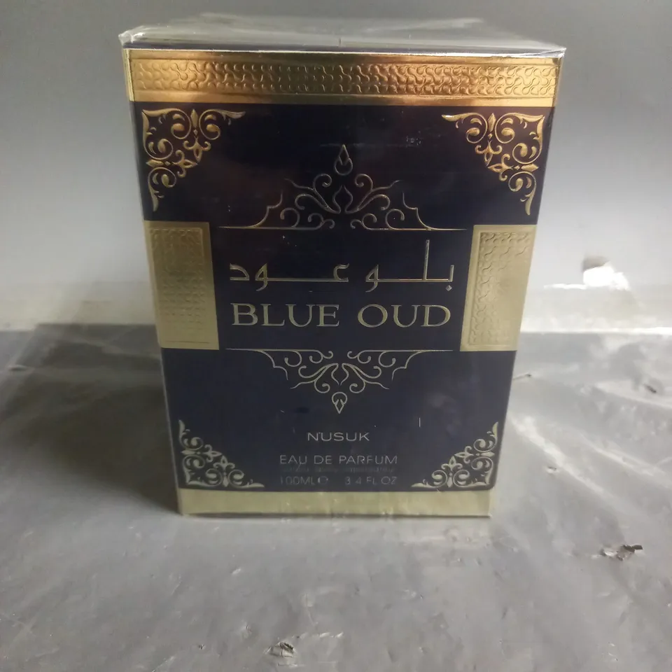 SEALED X6 NUSUK "BLUE OUD" EAU DE PARFUM 100ML