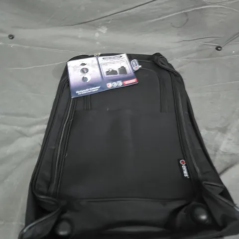 BLACK SOFT-SIDED WHEELED TRAVEL BAG – CABIN LUGGAGE