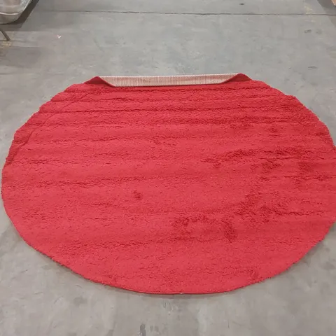 BRAND NEW PACO HOME SKY ROUND AREA RUG - RED // SIZE: 200cm