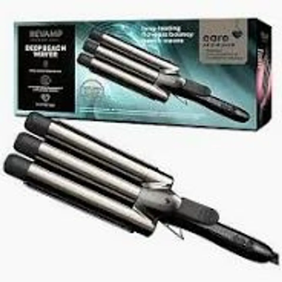 BOXED REVAMP PROFESSIONAL PROGLOSS DEEP BEACH WAVER HAIR STYLER