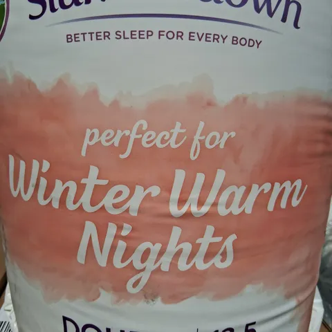 BRAND NEW BAGGED SLUMBERDOWN PERFECT FOR WINTER WARM NIGHTS DOUBLE DUVET 13.5 TOG
