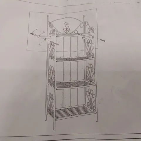 BOXED PLANT STAND (1 BOX)
