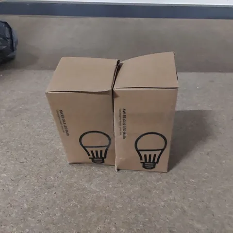 BOXED EQUIVALENT A19 E27 MEDIUM STANDARD LIGHT BULBS - SET OF 2 