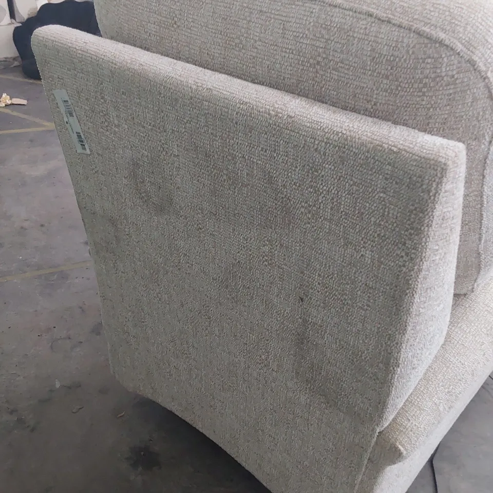 QUALITY BRITISH DESIGNER G PLAN HOLMES POWER RECLINING EASY CHAIR EIDER SAND FABRIC