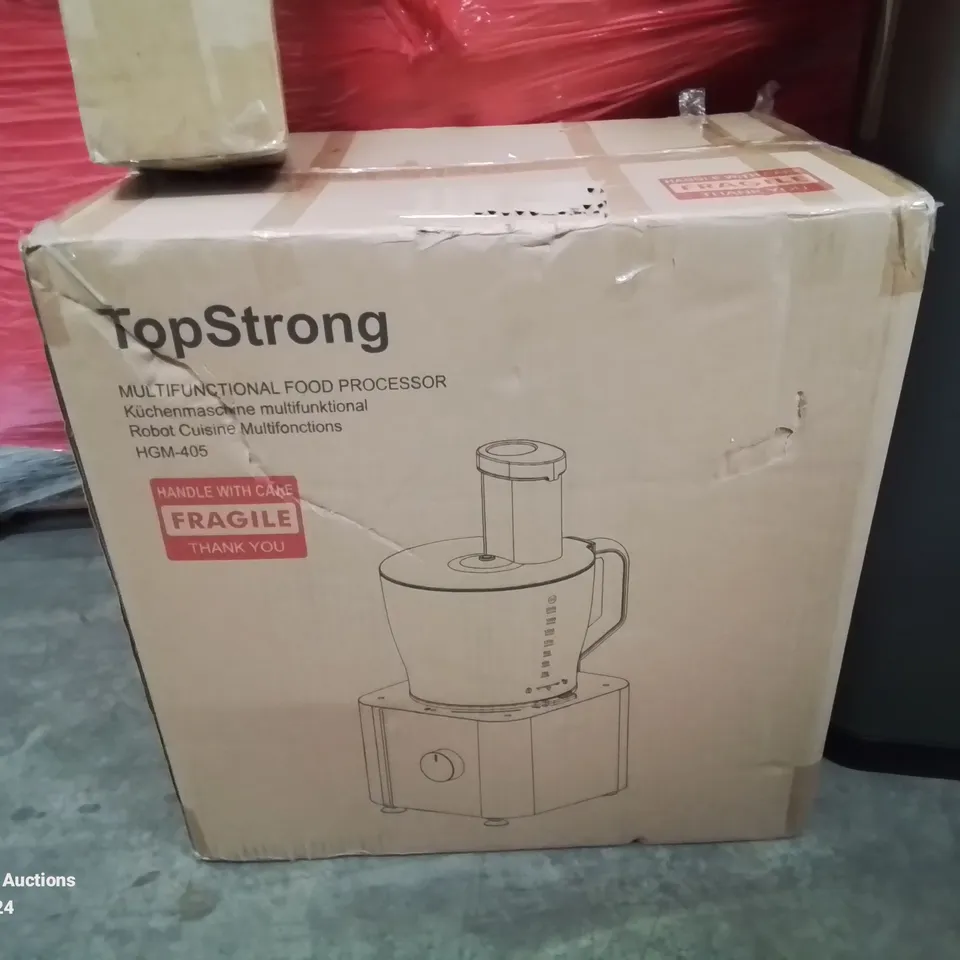MIXED PALLET CONTAINING VARIOUS BOXED HOUSEHOLD ITEMS TO INCLUDE, SMART BIN, LED ART LAMP, FOOD PROCESSOR, RETRACTABLE SAFETY GATES ETC.