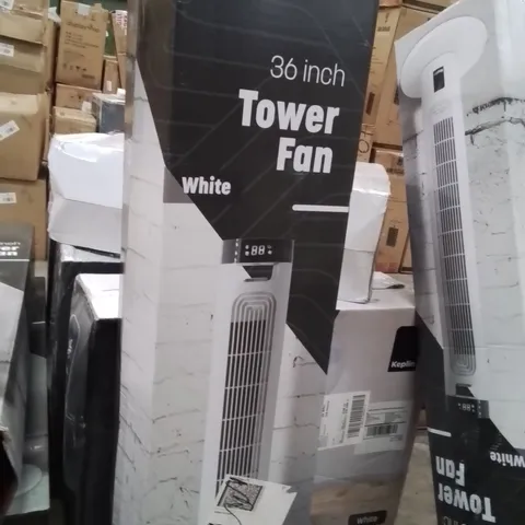 BOXED KEPLIN 36INCH TOWER FAN WHITE