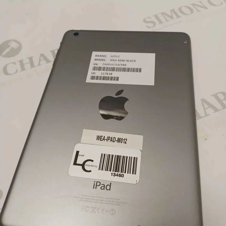 APPLE BLACK IPAD MINI DMPLVC52FP84