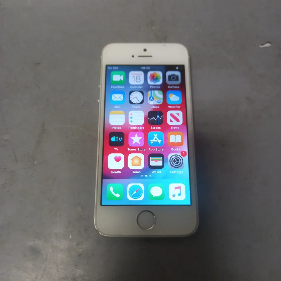 APPLE IPHONE 5S IN WHITE/SILVER