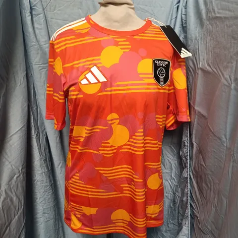 GLASGOW CITY FC ADIDAS FOOTBALL SHIRT β WOMEN'S, SIZE UK S