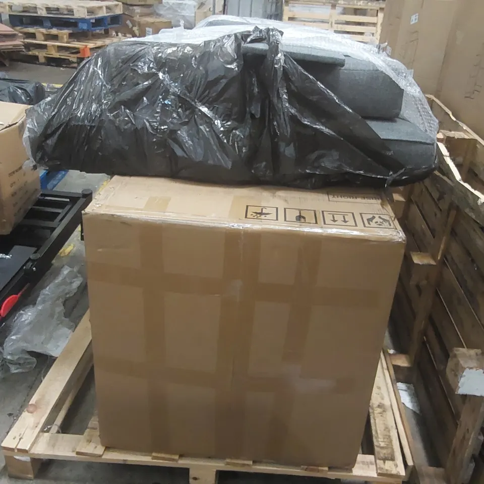 PALLET CONTAINING A LARGE QUANTITY OF ASSORTED FURNITURE PARTS ECT