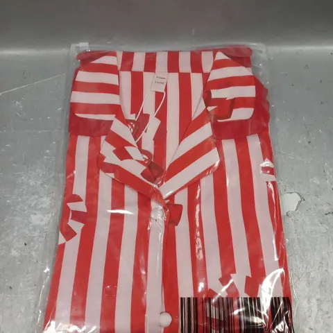 PLOUISE CANDY CANE PYJAMAS IN RED SIZE 9-10YRS