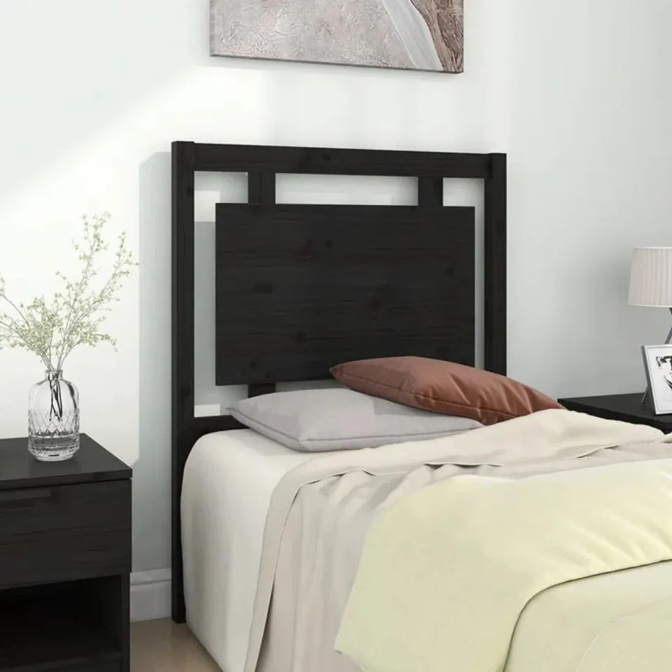 BOXED MENDIOLA SOLID WOOD HEADBOARD