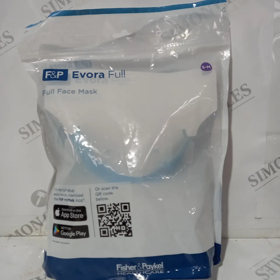 FISHER & PAYKEL EVORA FULL FACE MASK SIZE S-M