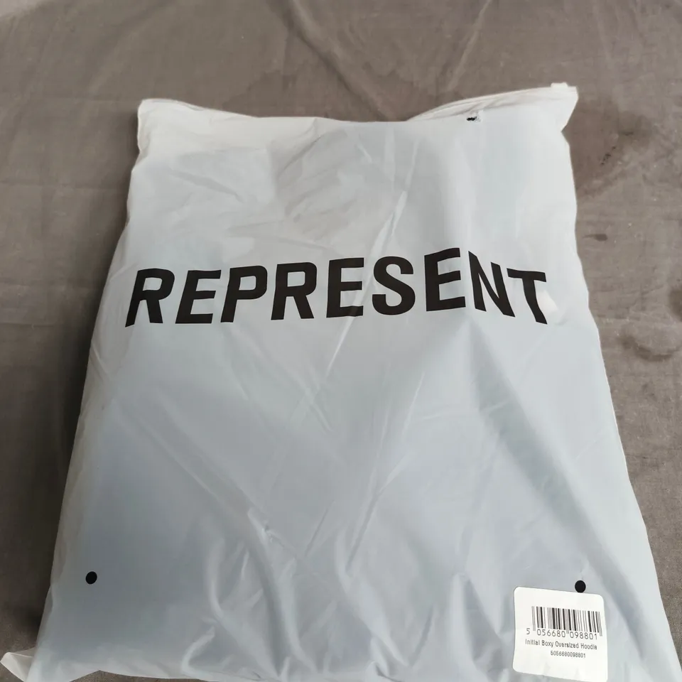 REPRESENT INITIAL BOXY OVERSIZED HOODIE – SIZE UNSPECIFIED 