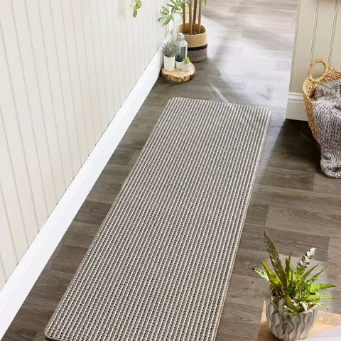 TWIST STRIPE, STAIN RESISTANT, ANTI SLIP RUNNER 67 CM X 150CM