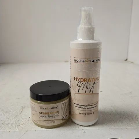 BASK & LATHER STIMULATING SCALP & HAIR BALM + HYDRATING MIST