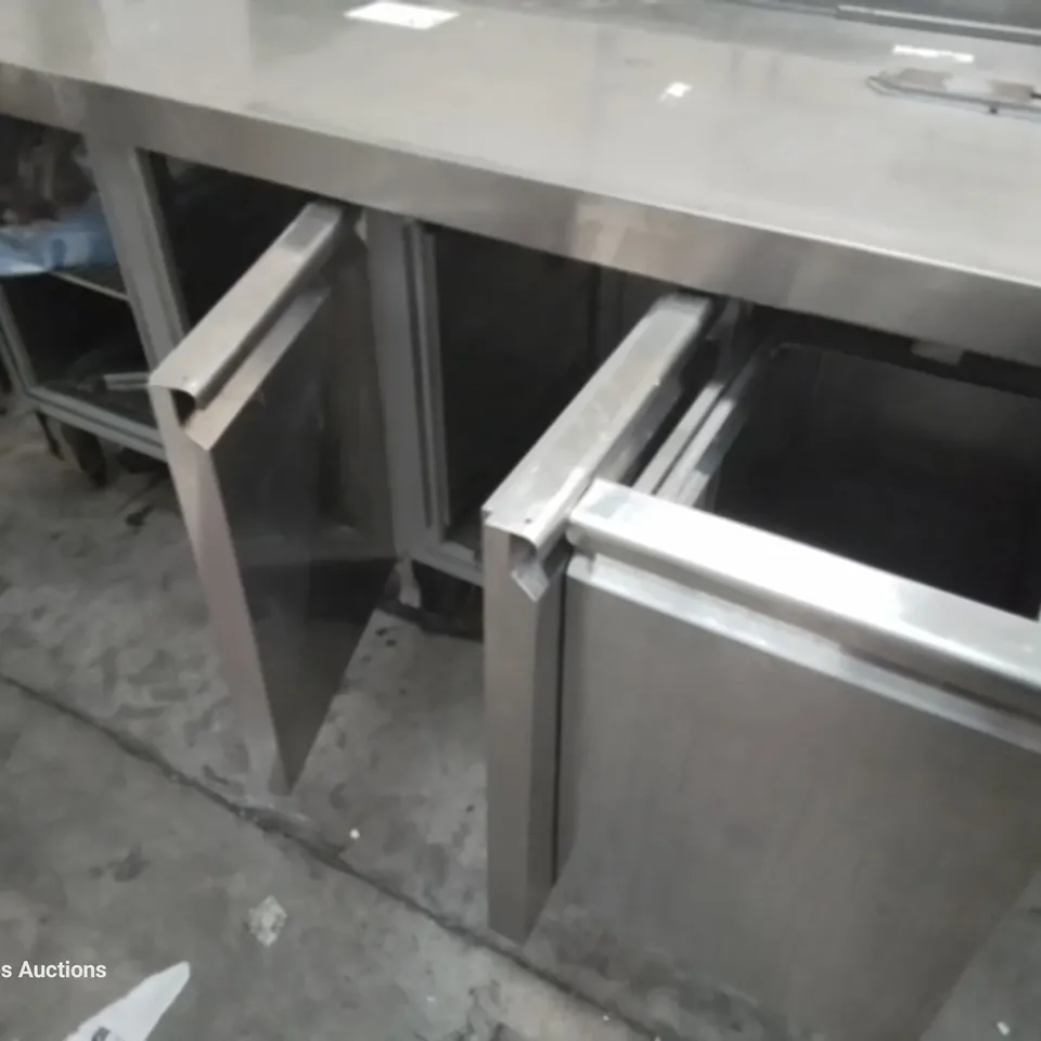 COUNTER FRIDGE WITH 3 DOORS & DRAWER