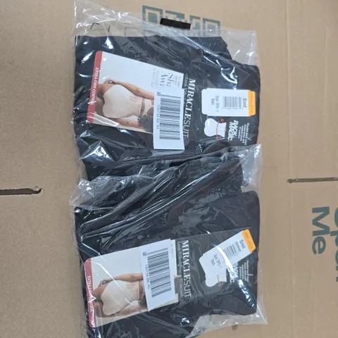 MIRACLESUIT SHAPE AWAY HI-WAIST BRIEFS – BLACK, SIZE SMALL (PACK OF 2)