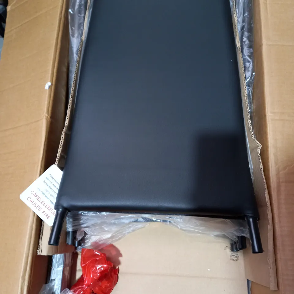 SET OF 4 BLACK LEATHER DINING CHAIR 