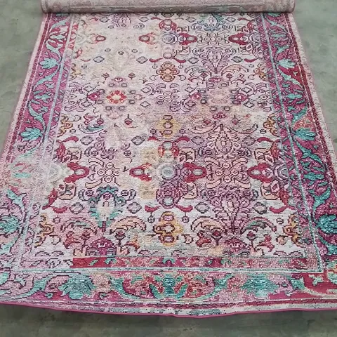 QUALITY DESIGNER SAFAVIEH CRYSTAL 160X230CM AREA RUG -MULTICOLOURED-