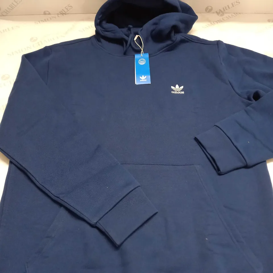 ADIDAS ORIGINAL NAVY HOODIE SIZE XL