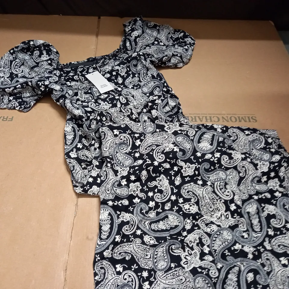 RIVER ISLAND ARTISAN DRESS - UK 8