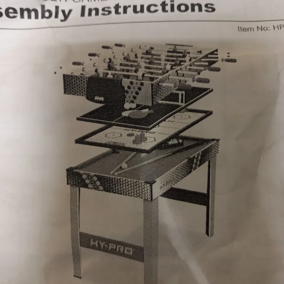 HY-PRO 3FT 4 IN 1 MULTI GAME TABLE