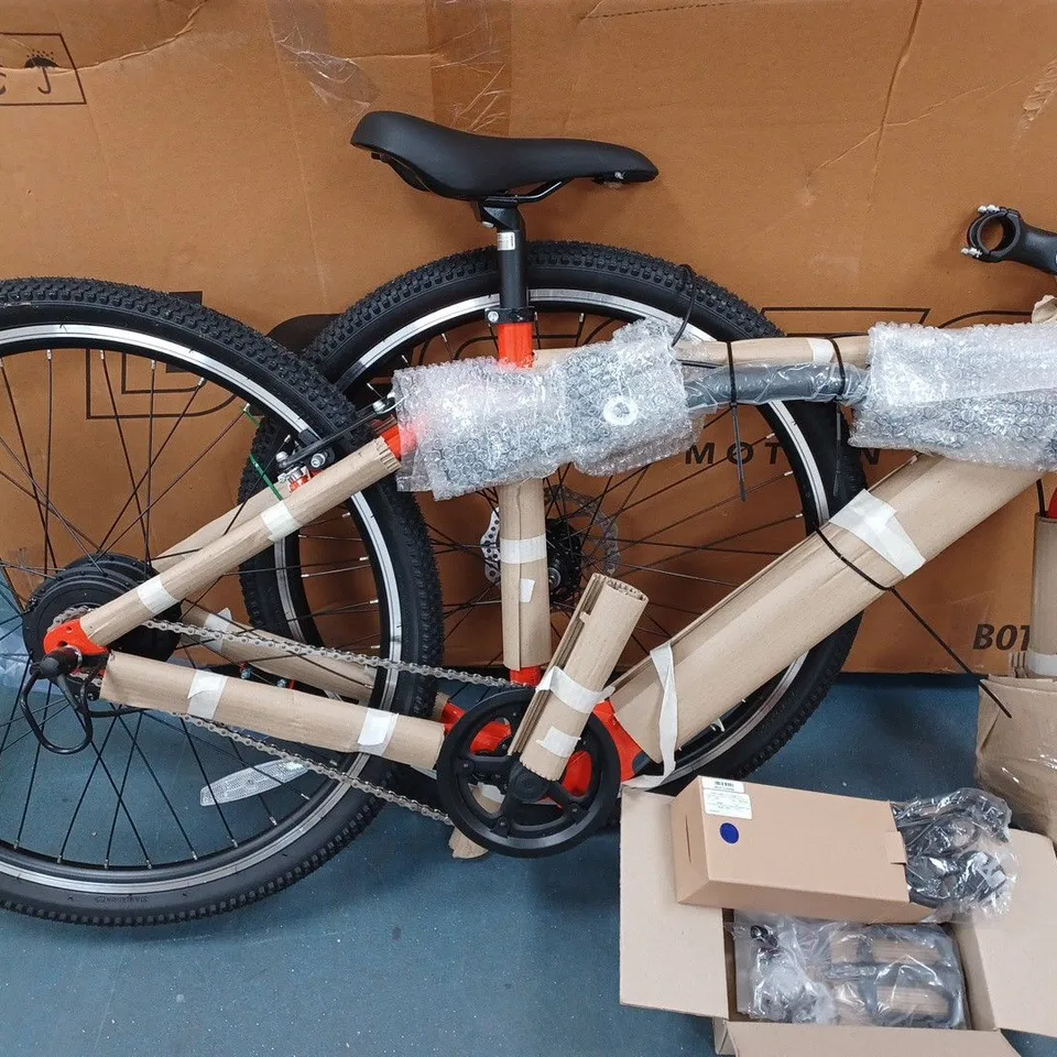 LECTOR ADVENTURER LOW STEP 36V ELECTRIC BIKE - ORANGE / COLLECTION ONLY