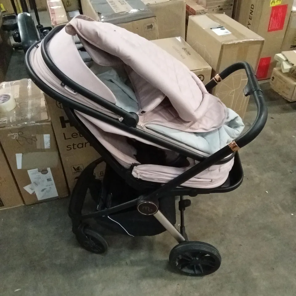 MYBABIIE STROLLER - BLACK/PINK