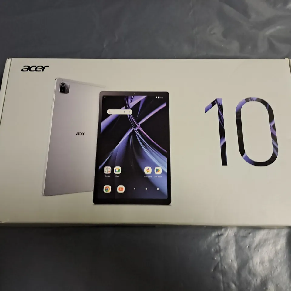 BOXED ICONIA ACER 10 TABLET IN SILVER - A24003