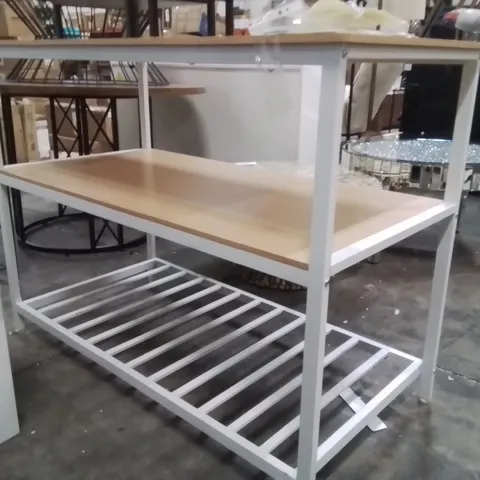 LADUE 120CM W STAINLESS STEEL KITCHEN ISLAND