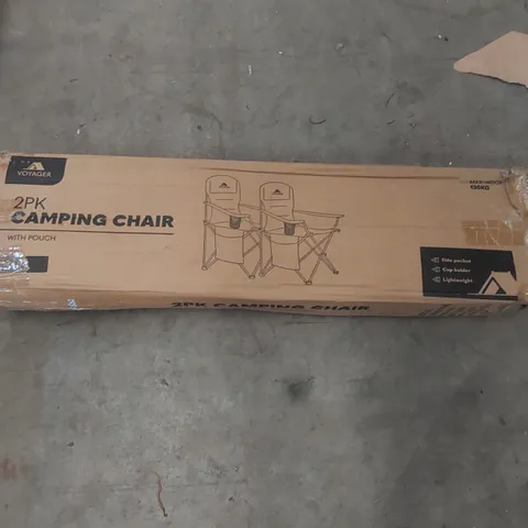 BOXED SET OF 2 VOYAGER CAMPING CHAIRS