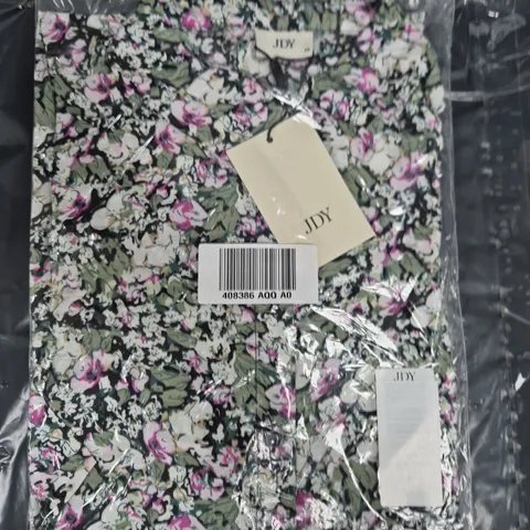 SEALED JDY BARBARA 2/4 MIDI SHIRT DRESS IN MULTI COLOUR FLORAL PRINT SIZE XS