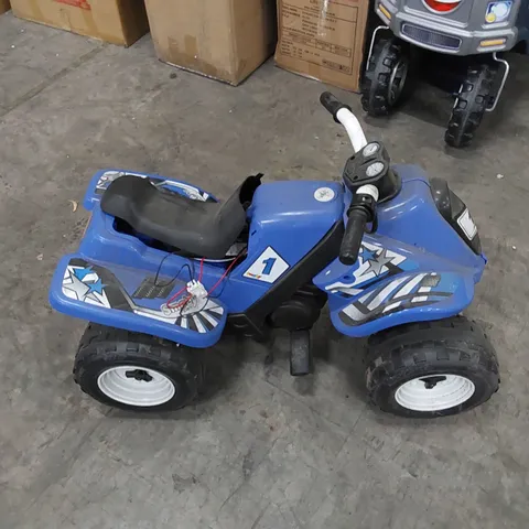 SMOBY SMALL CHILDS ELECTRIC QUAD BIKE