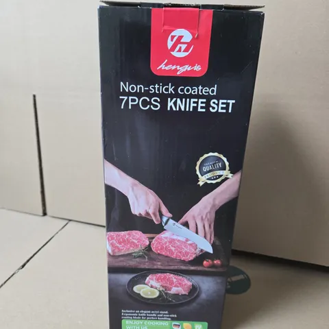 HENGIS NON-STICK COATED 7-PIECE KNIFE SET