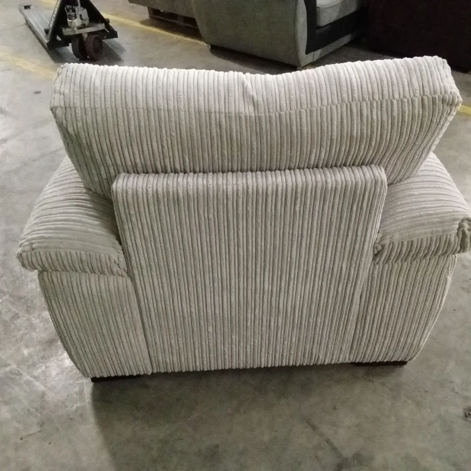 AMALFI FABRIC ARMCHAIR - SILVER RRP £449