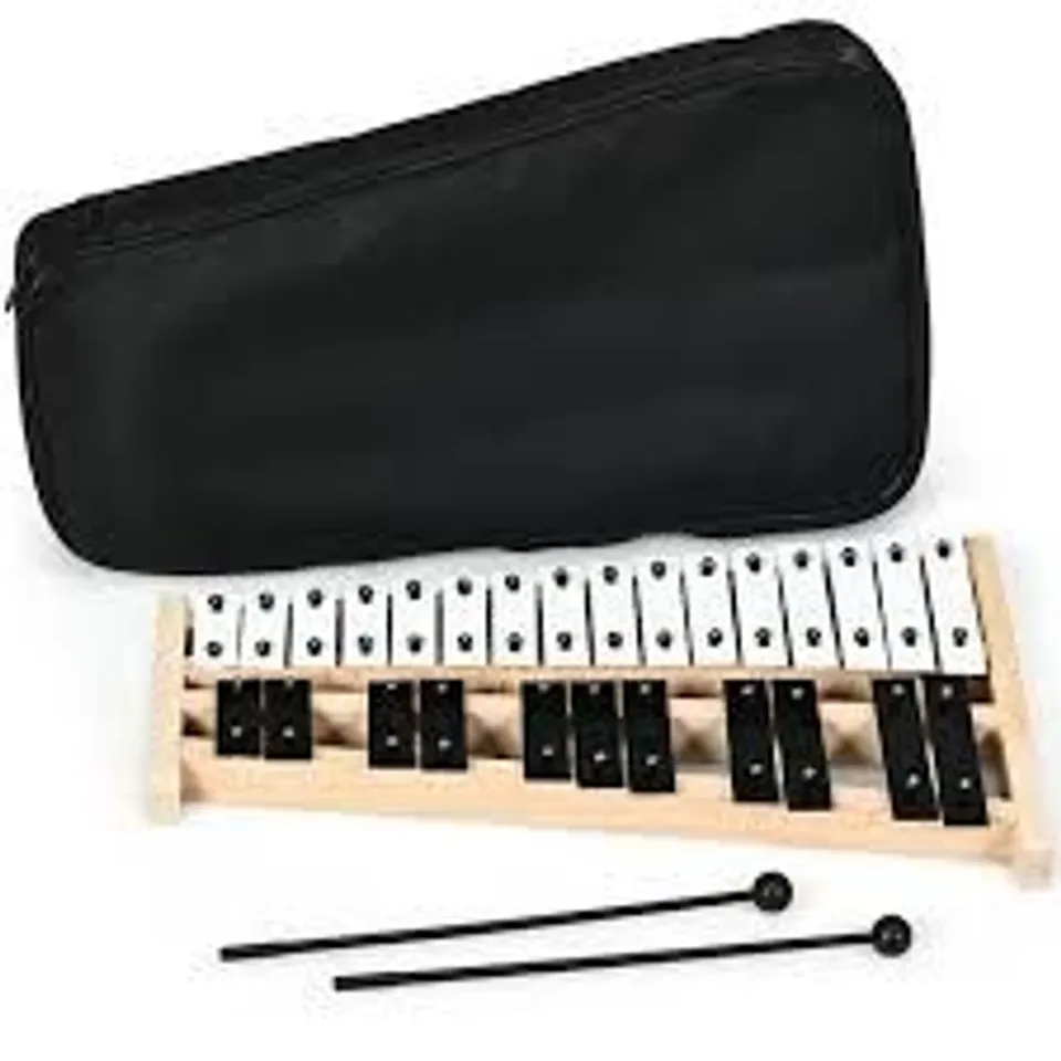 BOXED COSTWAY 27 NOTE GLOCKENSPIEL XYLOPHONE WITH 2 RUBBER MALLETS