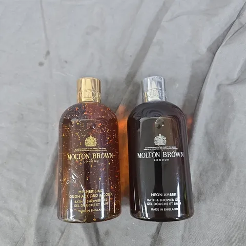 MOLTON BROWN NEON AMBER & OUDH BODY WASH SET