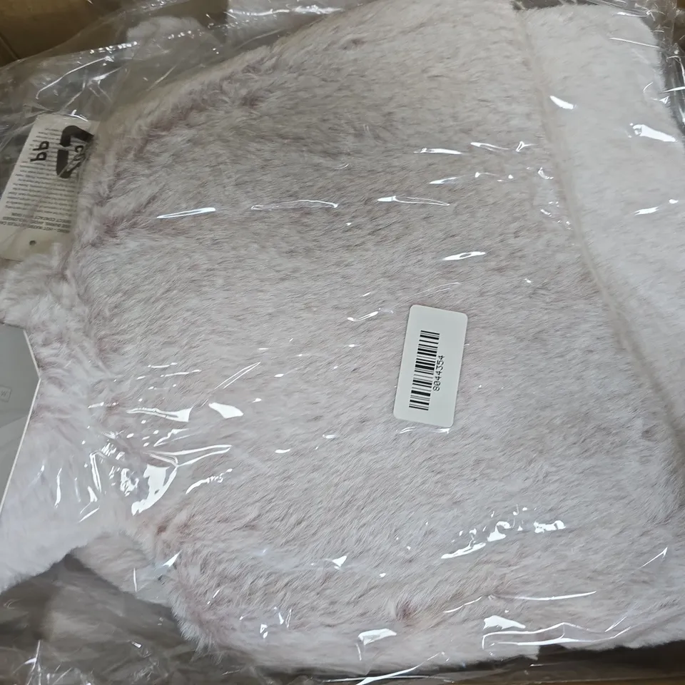 BOX OF APPROXIMATELY 10 ASSORTED FAUX FUR FOOT WARMER HOT WATER BOTTLES