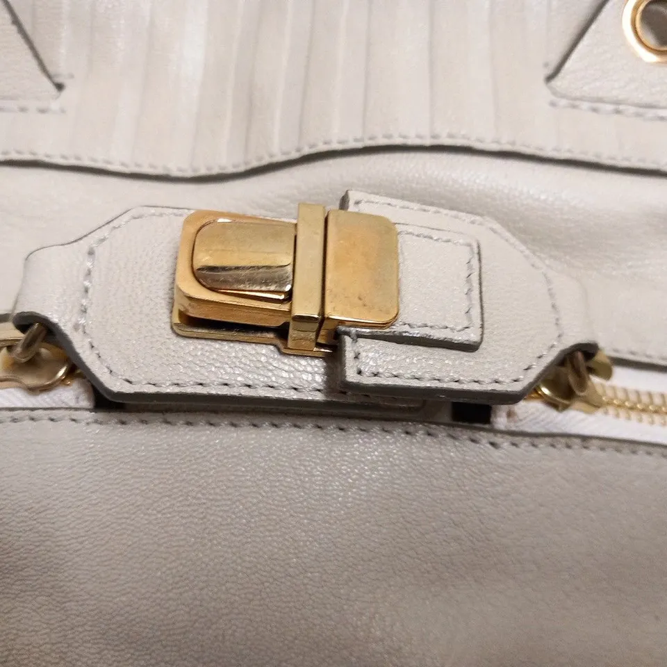 CHLOE BEIGE LEATHER BAG