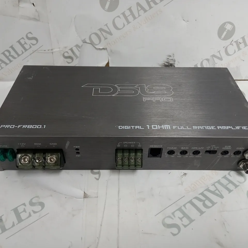 UNBOXED DS18 CAR AMP MONOBLOCK 800W WATT AMPLIFIER MONOBLOCK PRO-FR800.1 FULL RANGE