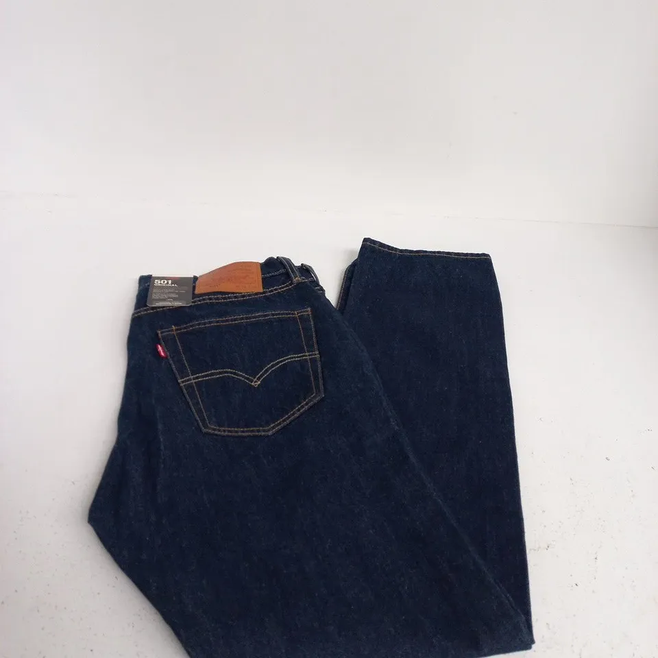 LEVI'S 501 ORIGINAL JEANS – DARK INDIGO, UK 34 X 30
