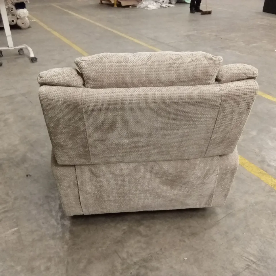 ALBION FABRIC MANUAL RECLINER ARMCHAIR - NATURAL RRP £479