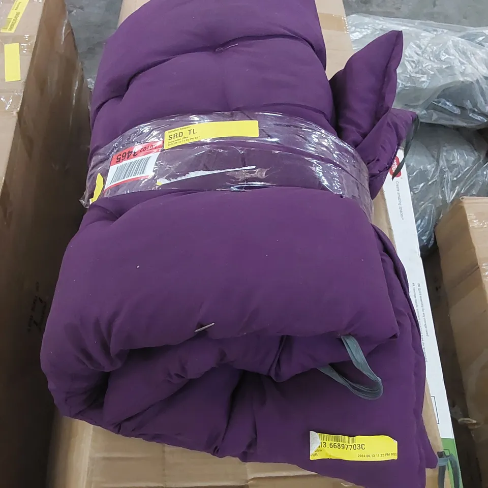 GARDEN/PATIO BACK SEAT CUSHION - PURPLE 