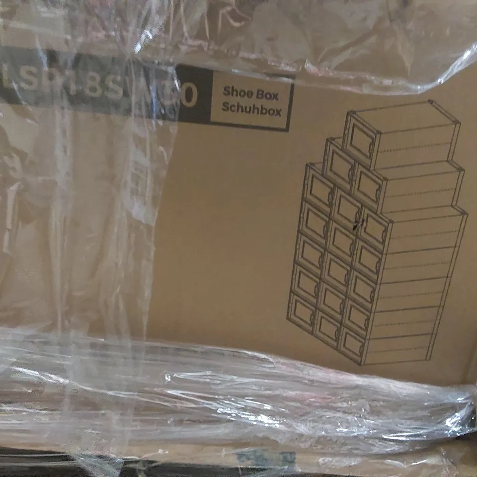 PALLET CONTAINING A LARGE QUANTITY OF ASSORTED PRODUCTS TO INCLUDE: BAR STOOL, COAT RACK, SHOE BOX ECT