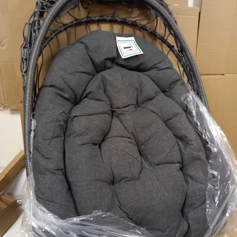 INNOVATORS HOLLY FOLDING COCOON CHAIR GREY SMALL