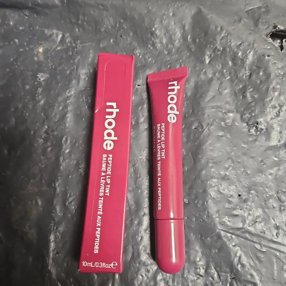 RHODE PEPTIDE LIP TINT IN RASPBERRY JELLY - 10ML, BOXED