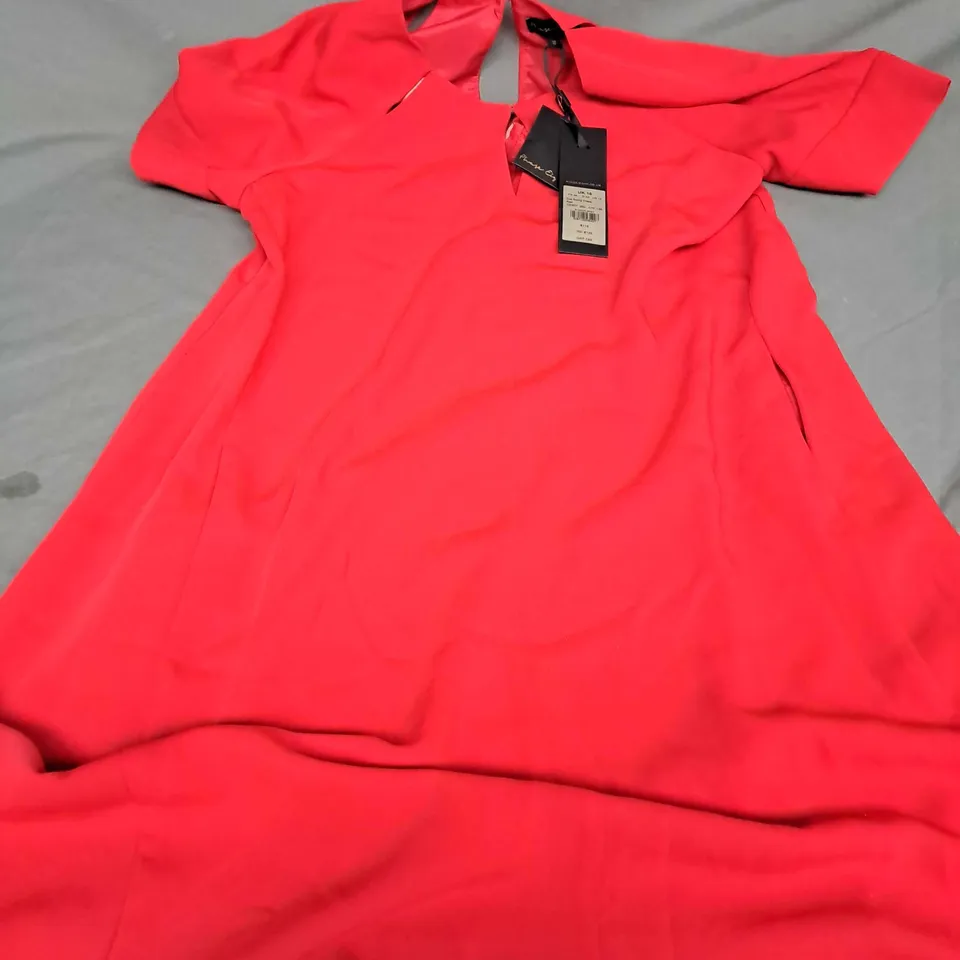 PHASE EIGHT ZOE SWING DRESS IN RED - UK 16