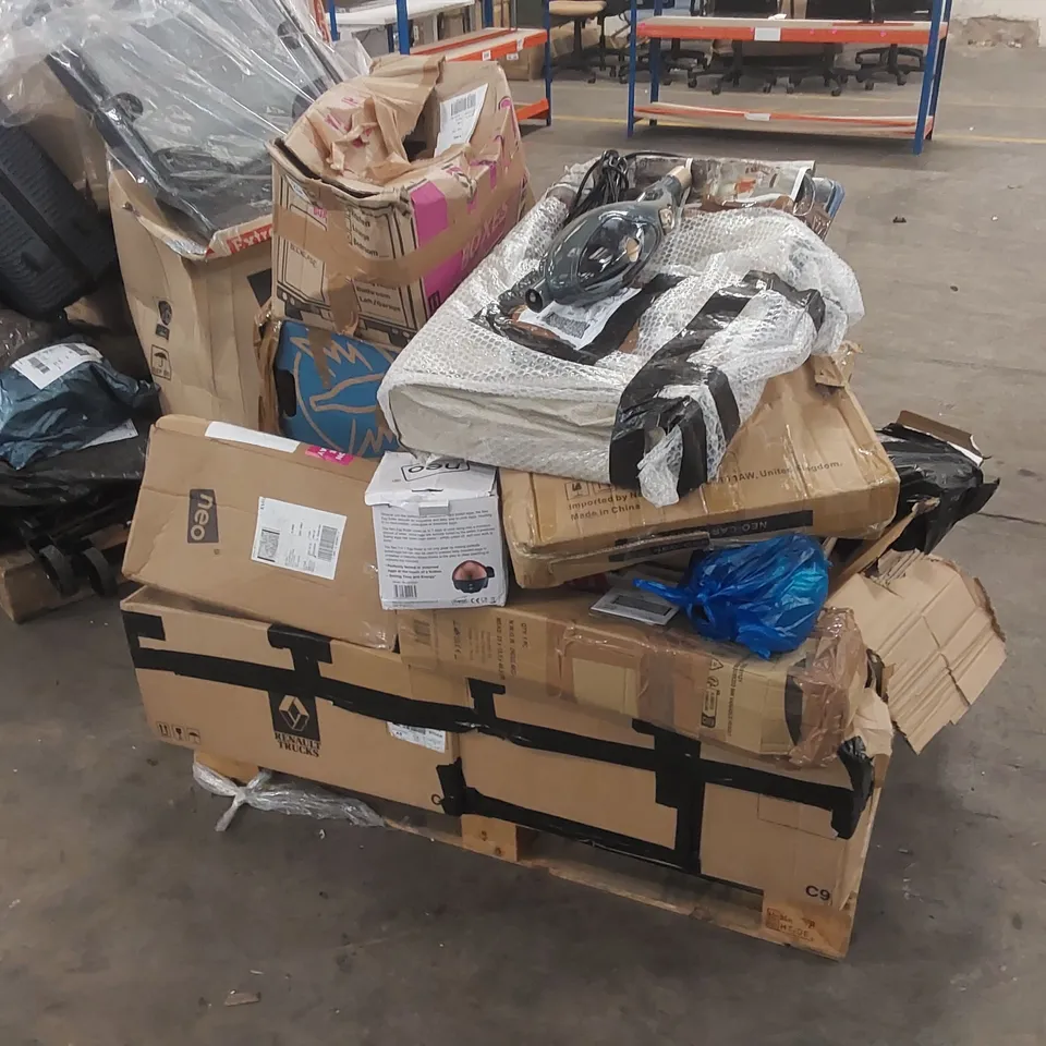 PALLET OF ASSORTED CONSUMER PRODUCT/FURNITURE PARTS ECT